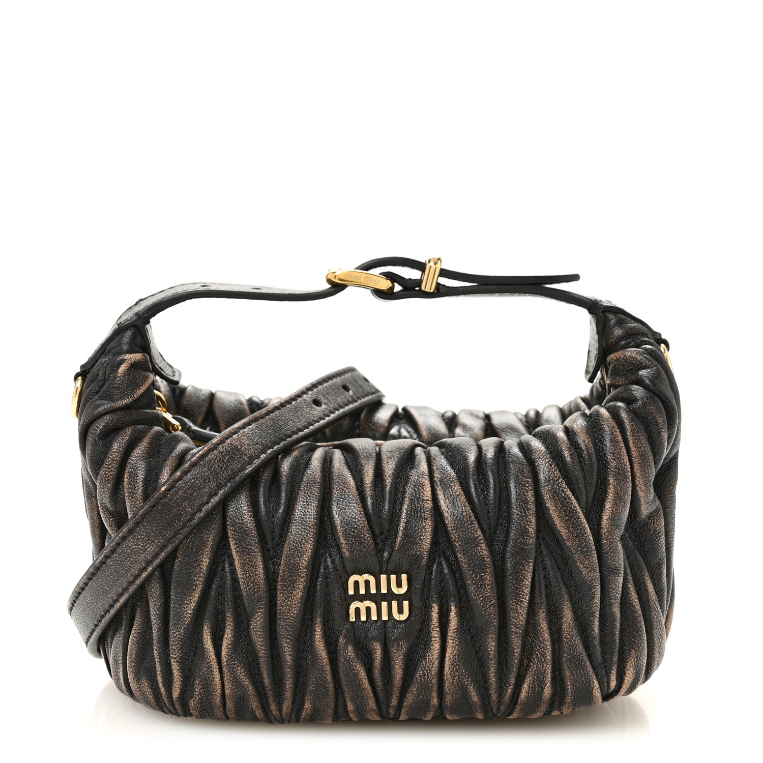 Nappa Matelasse Pouch Sand Coffee