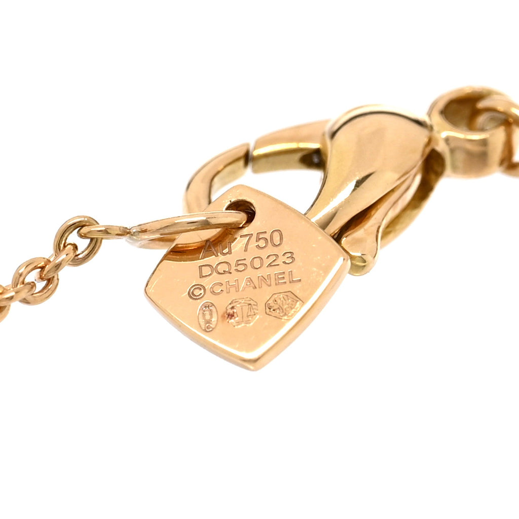 18K Yellow Gold Diamond Coco Crush Station Bracelet