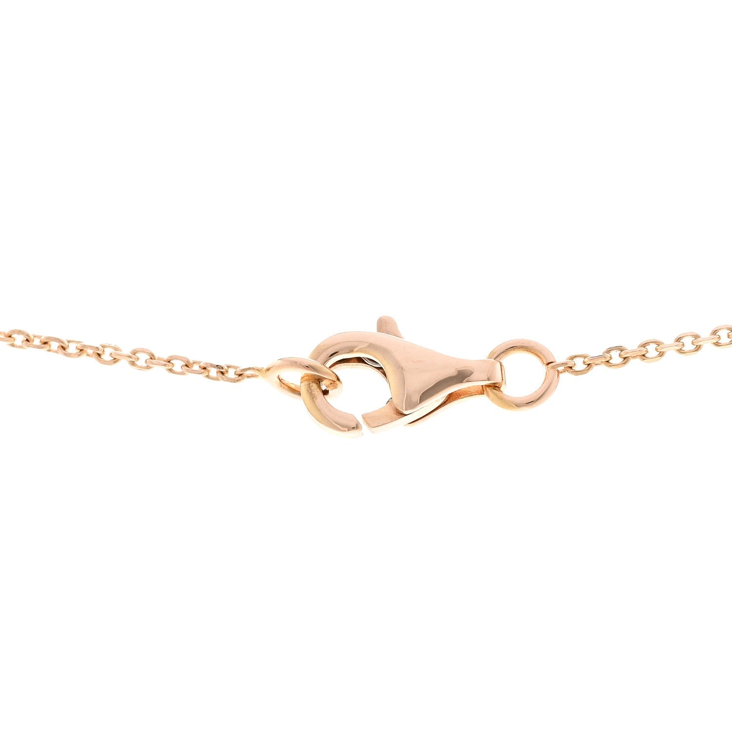 18K Rose Gold Diamond Extrait de Camélia Pendant Necklace