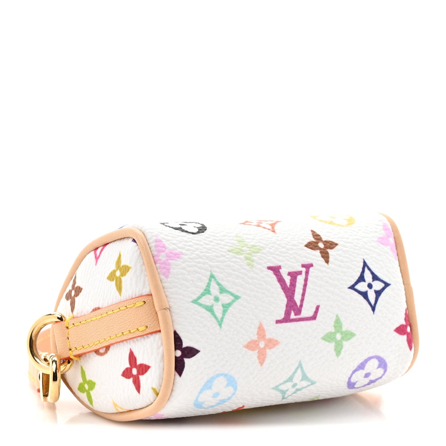 x TM Micro Speedy Bag Charm White