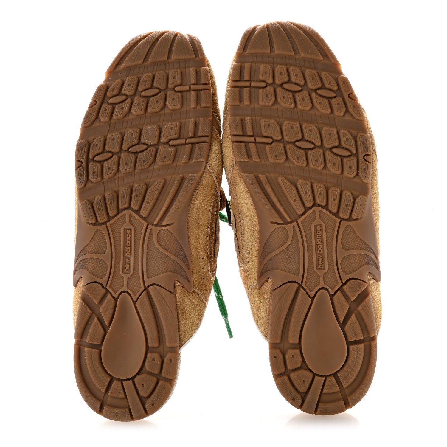 X NEW BALANCE Faded Suede Calfskin 530 SL Slip-On Mules 39 Ecru