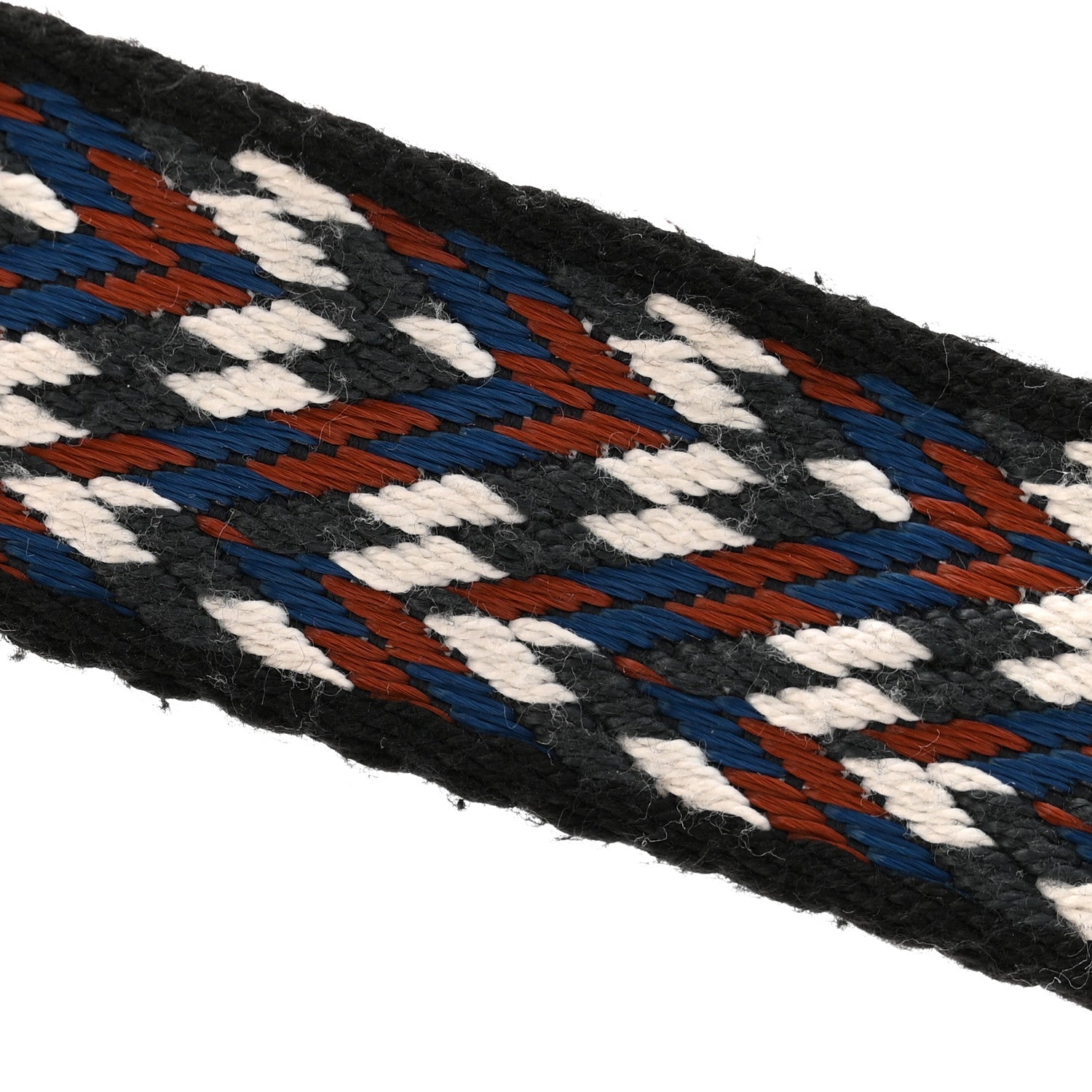 Toile Swift 25mm Sangle Cavale Shoulder Strap Black White Deep Blue