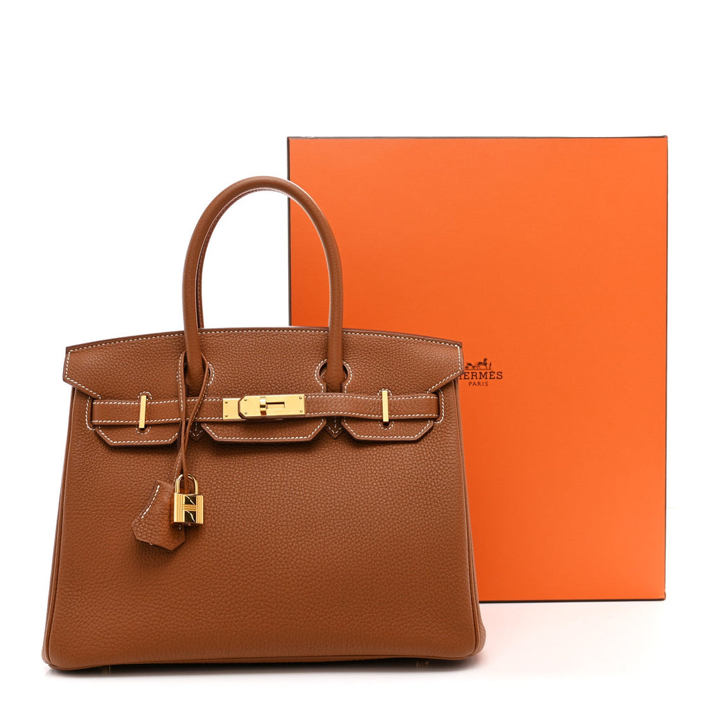 Togo Birkin 30 Gold
