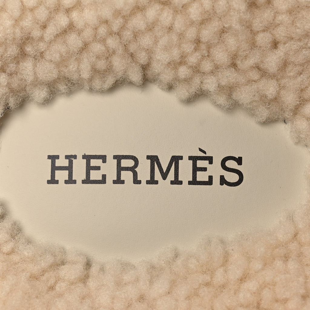 Suede Goatskin Shearling Go Mules 38 Brun Frume Ecru