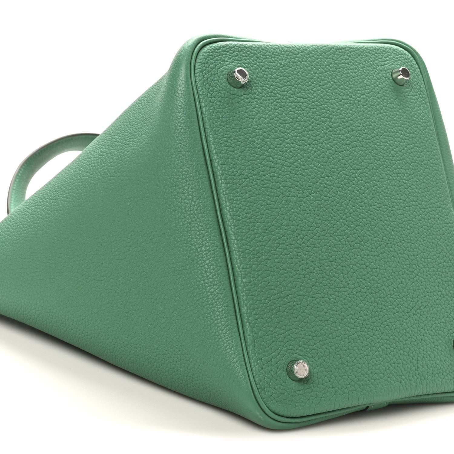 Taurillon Clemence Picotin Lock 22 MM  Vert Jade