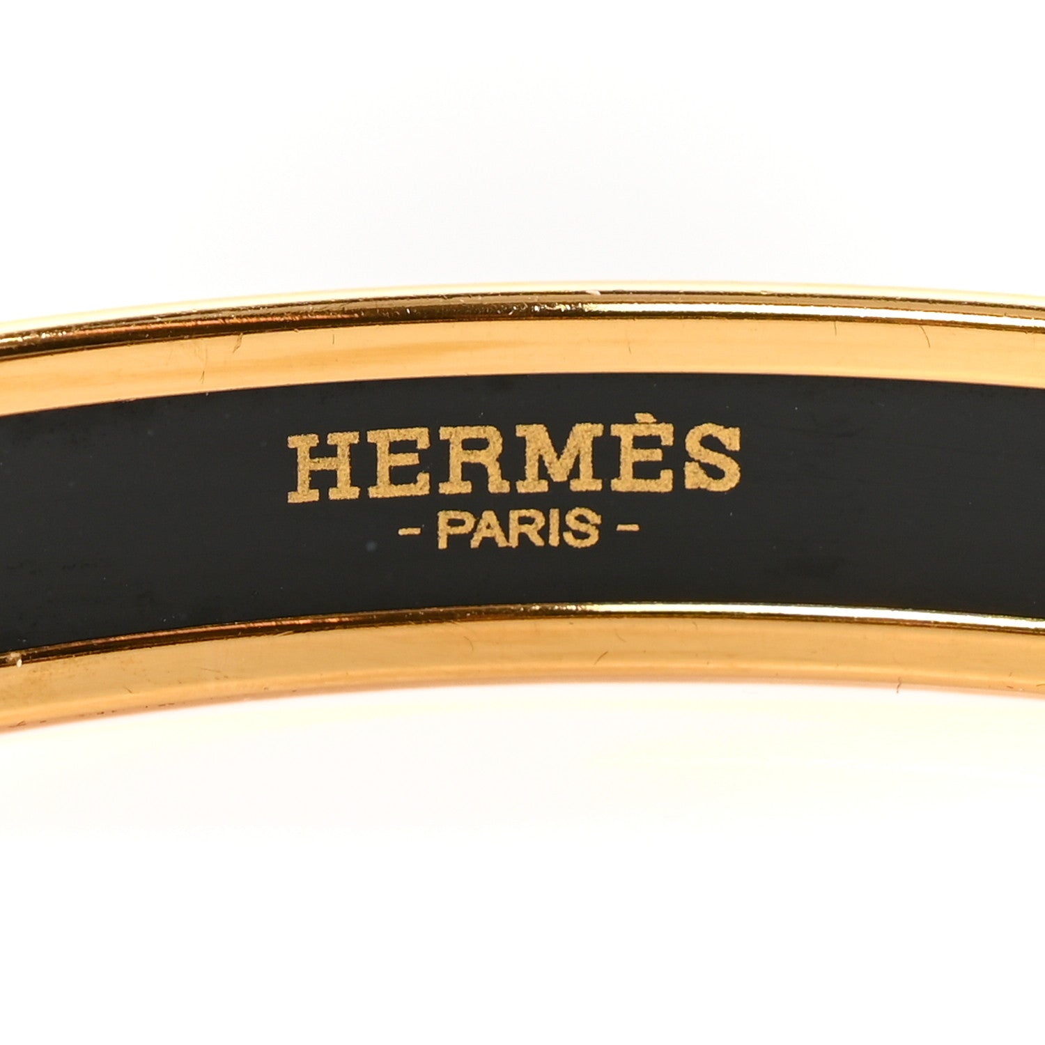Enamel Printed Narrow Concours d'Etriers Bracelet 70