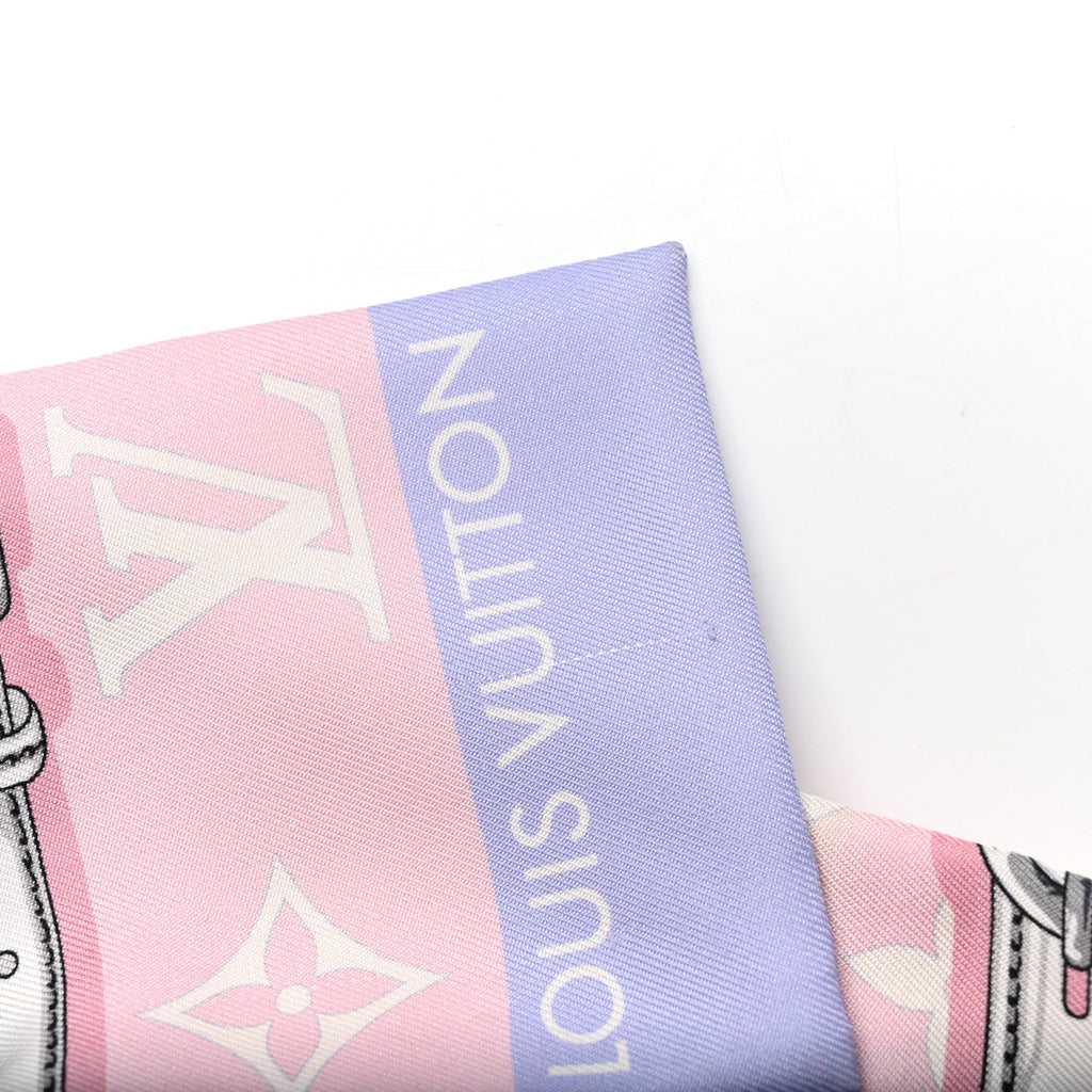 Silk Monogram Escale Confidential Bandeau Pink