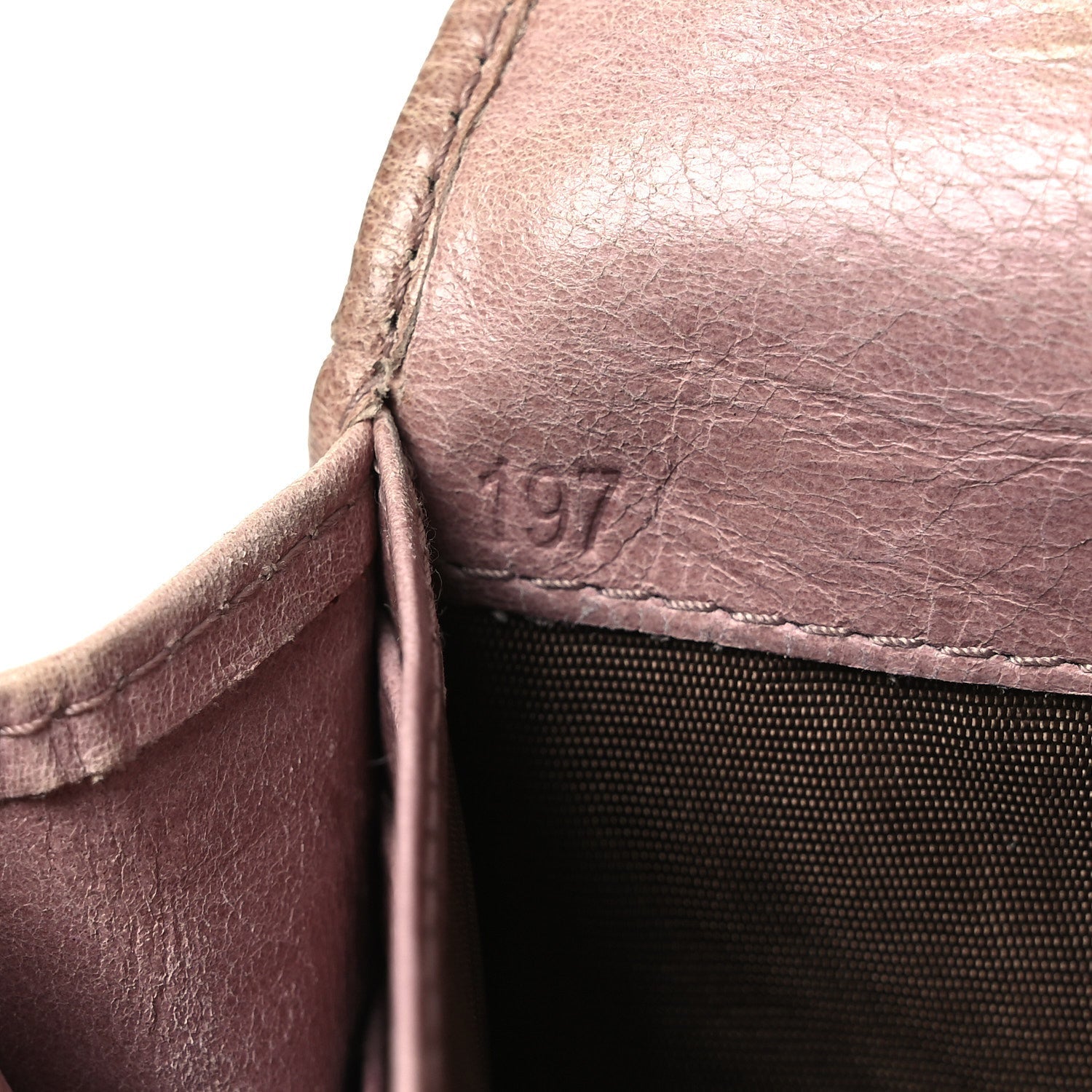 Nappa Lux Matelasse Flap Wallet Mughetto