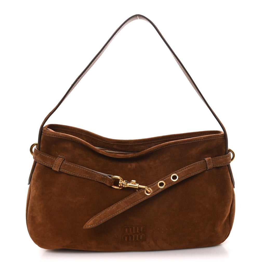 Camoscio Large Aventure Shoulder Bag Rovere