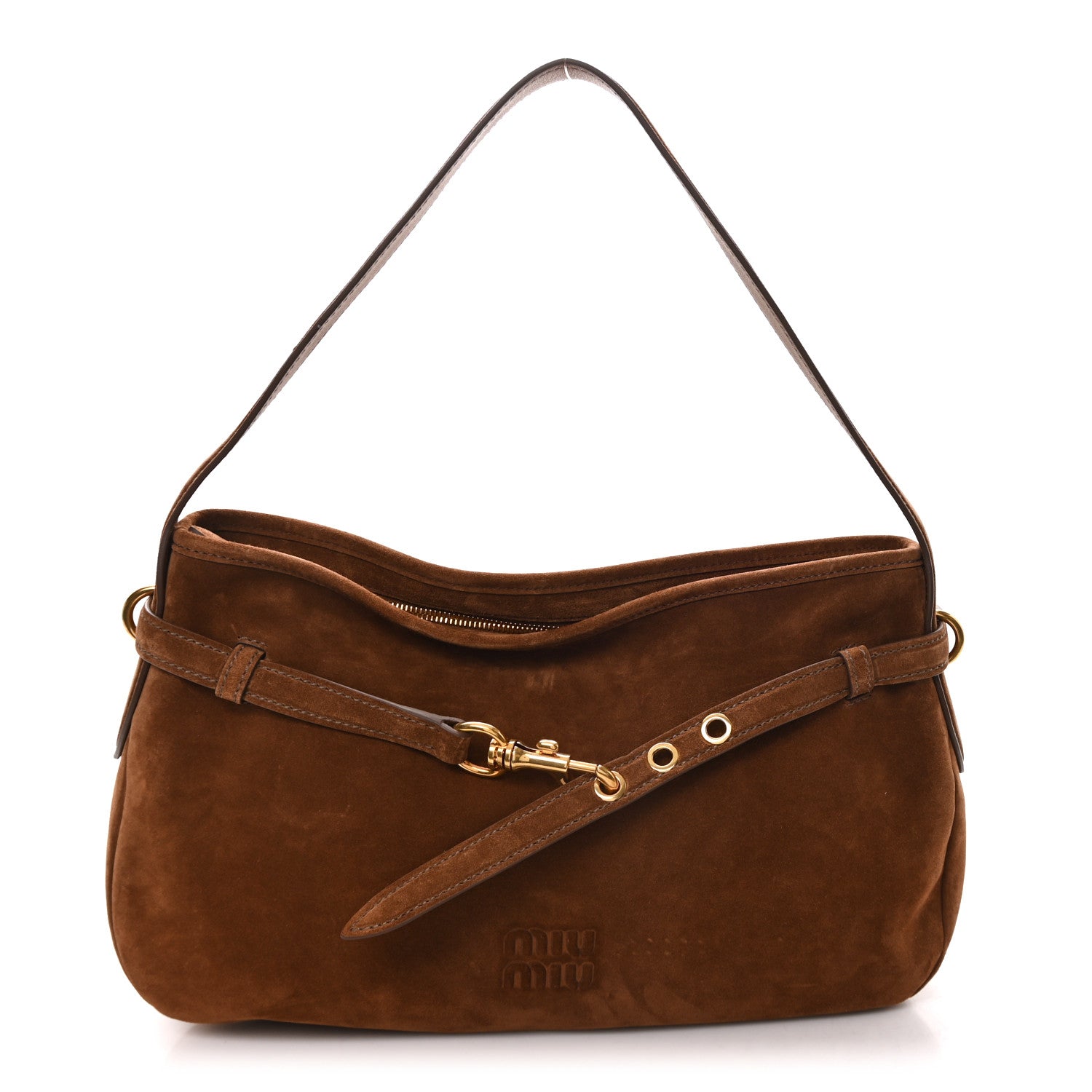 Camoscio Large Aventure Shoulder Bag Rovere