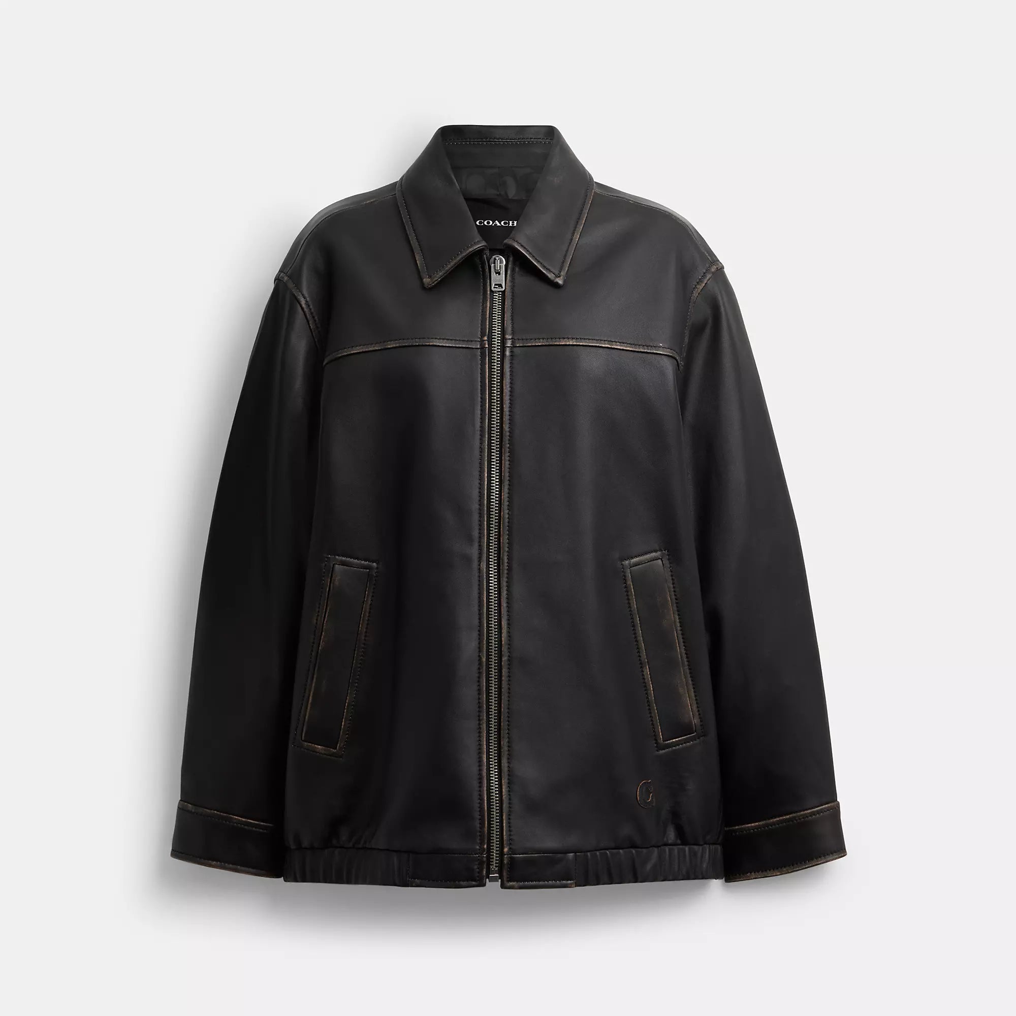 Coach Outlet Loved Oversized Leather Jacket