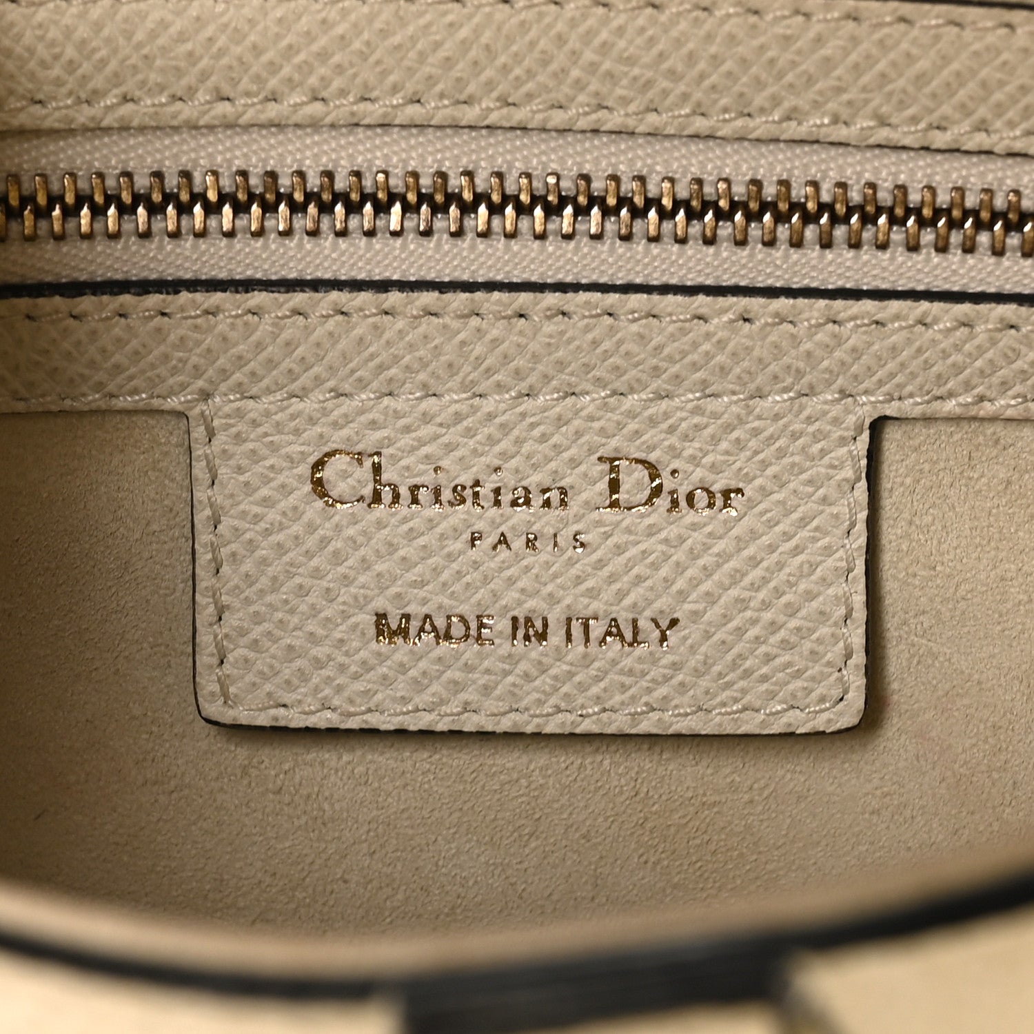 Grained Calfskin Saddle Bag White