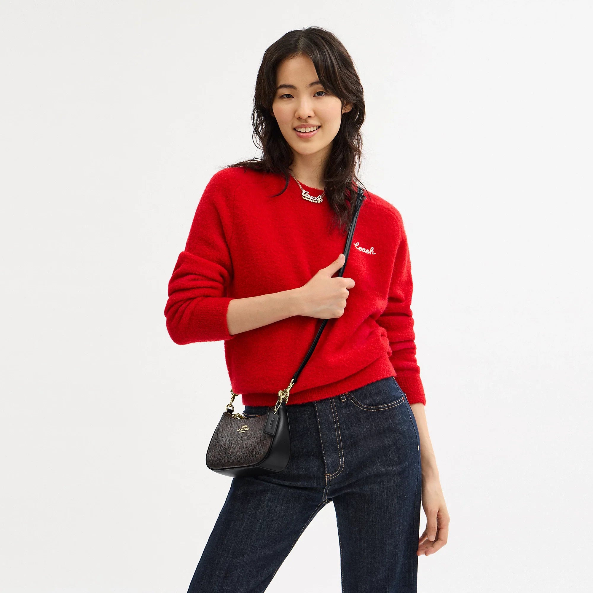 Coach Outlet Teri Mini Crossbody Bag In Signature Canvas