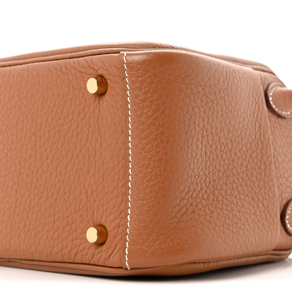 Taurillon Clemence Mini Lindy 20 Gold
