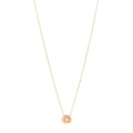 18K Rose Gold Diamond Extrait de Camélia Pendant Necklace
