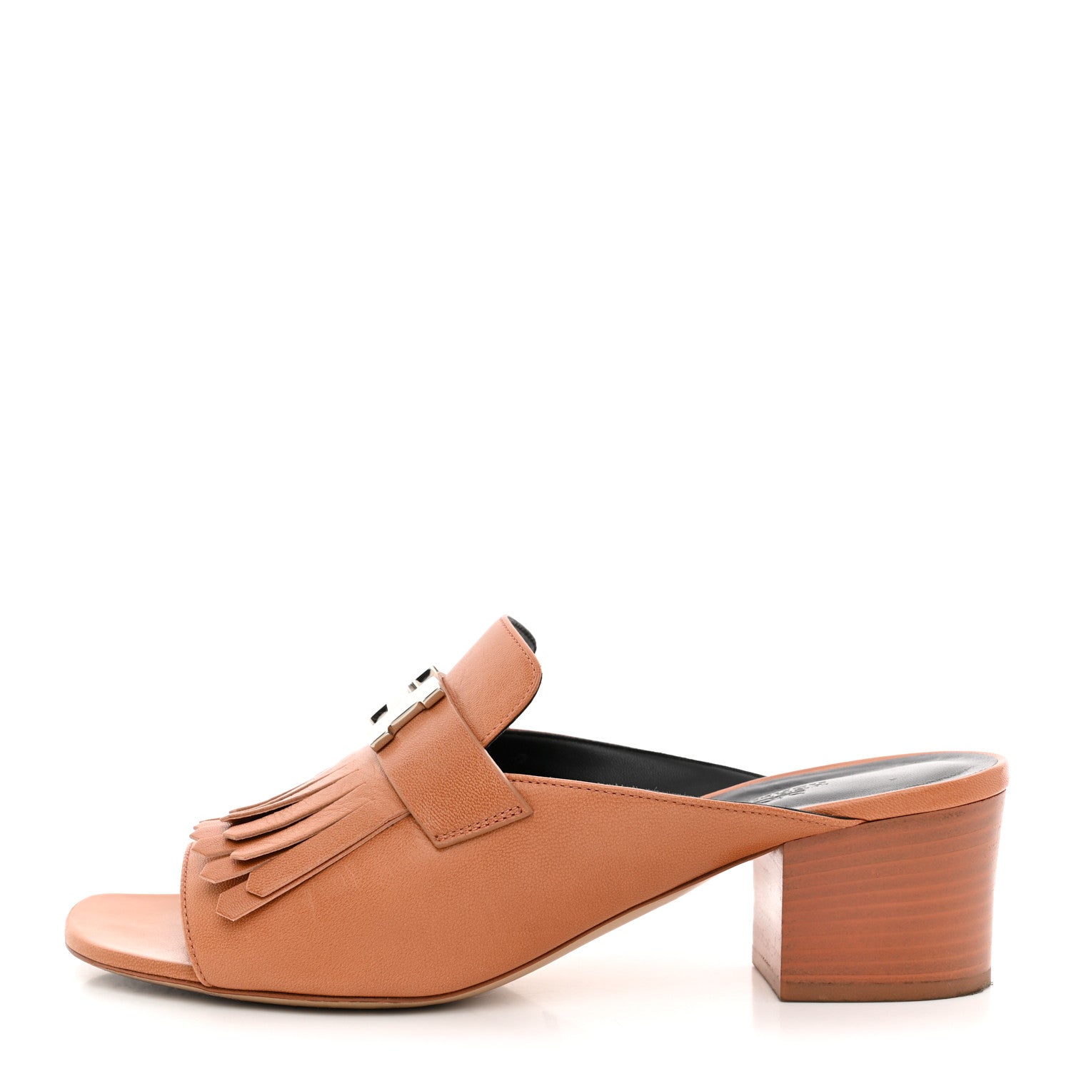 Calfskin Alma Sandals 40 Havane