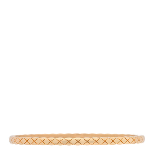 18K Yellow Gold Mini Coco Crush Bangle Bracelet L