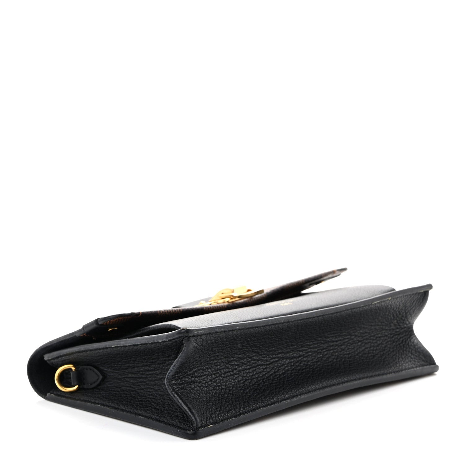 Damier Ebene Vavin Chain Wallet Black