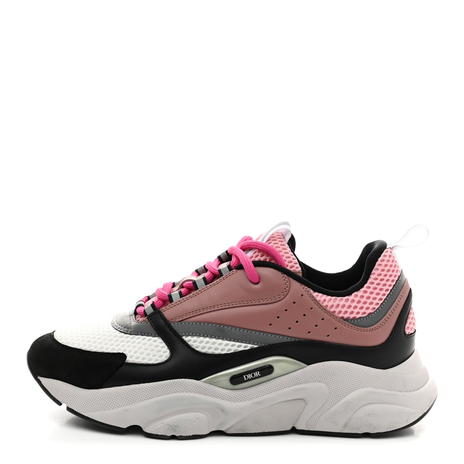 Technical Mesh Calfskin Womens B22 Sneakers 40 Red