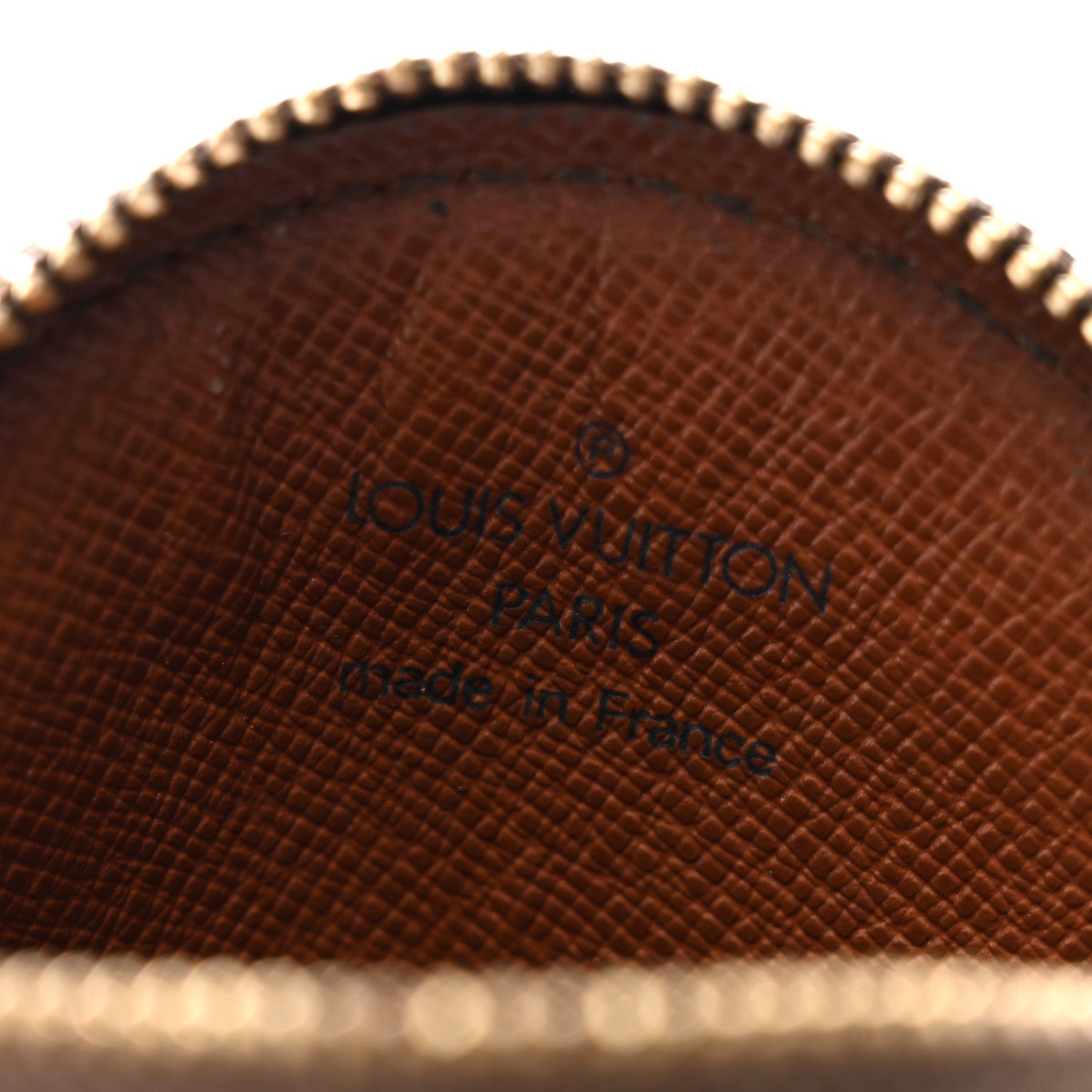 Monogram Round Coin Purse
