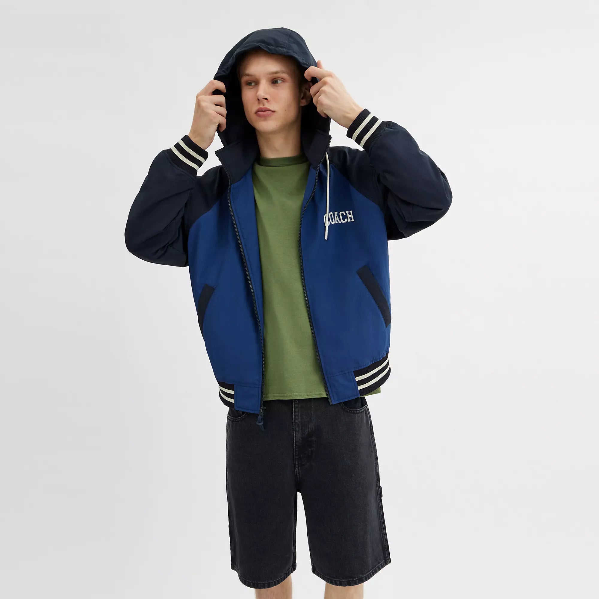 Coach Outlet Stadium Jacket In Recycled Polyamide