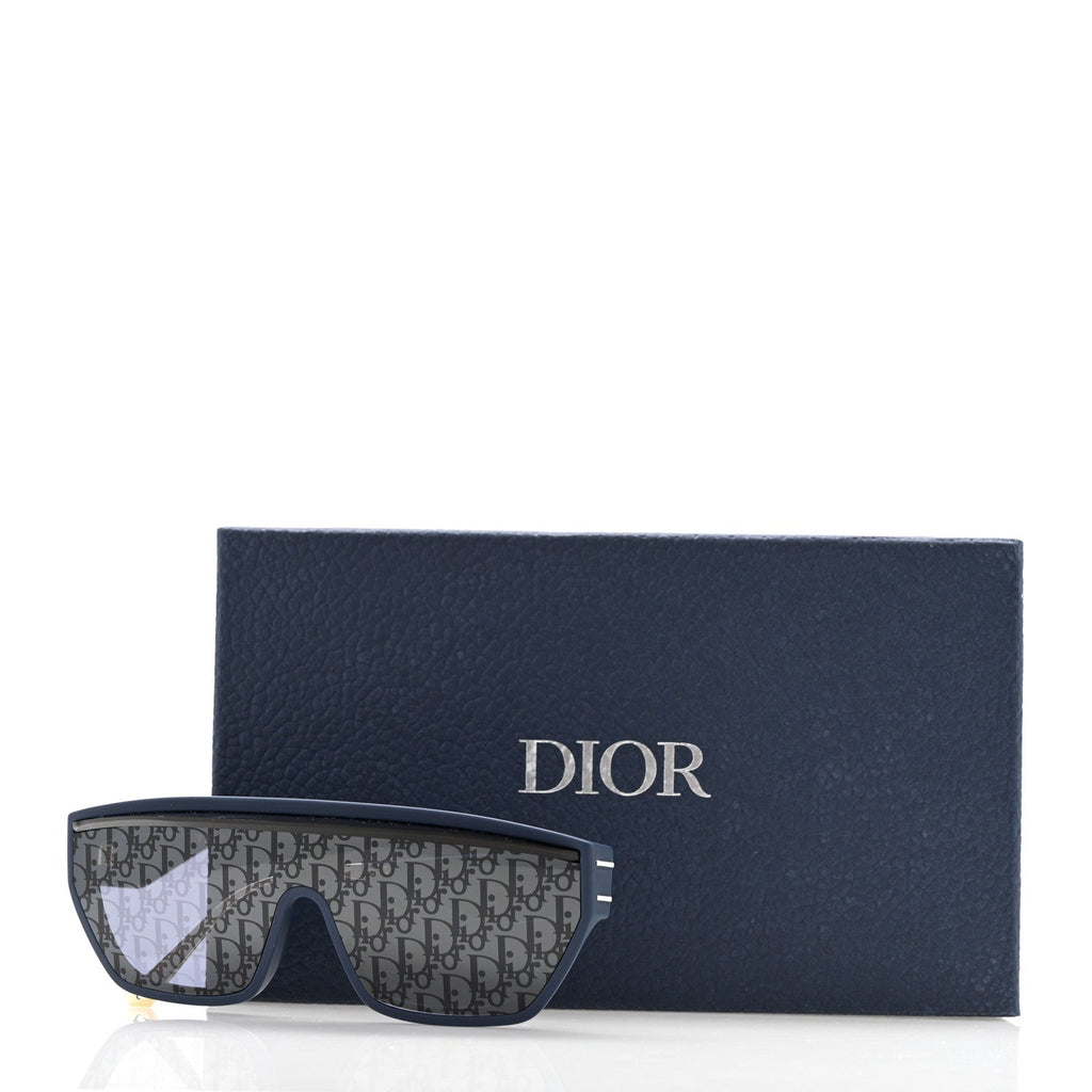 Oblique Diorclub M7U Mask Sunglasses Blue