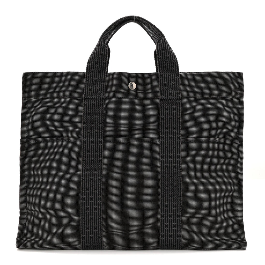 Canvas Herline MM Tote Grey