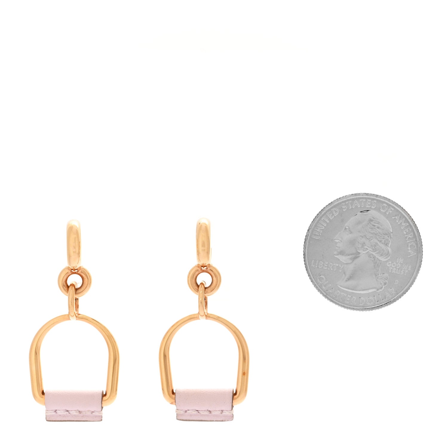 Swift Small Heritage Equestre Etrier Earrings Mauve Pale