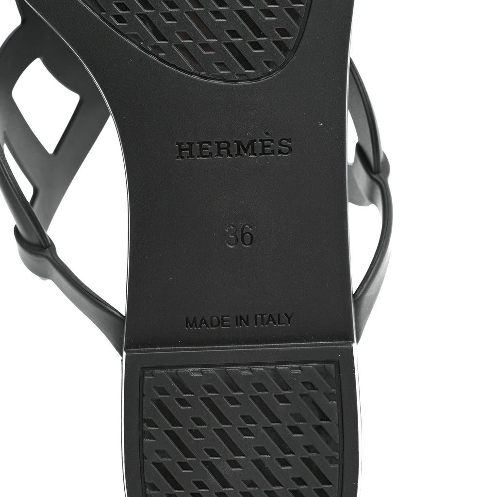 Rubber Womens Egerie Sandals 36 Black