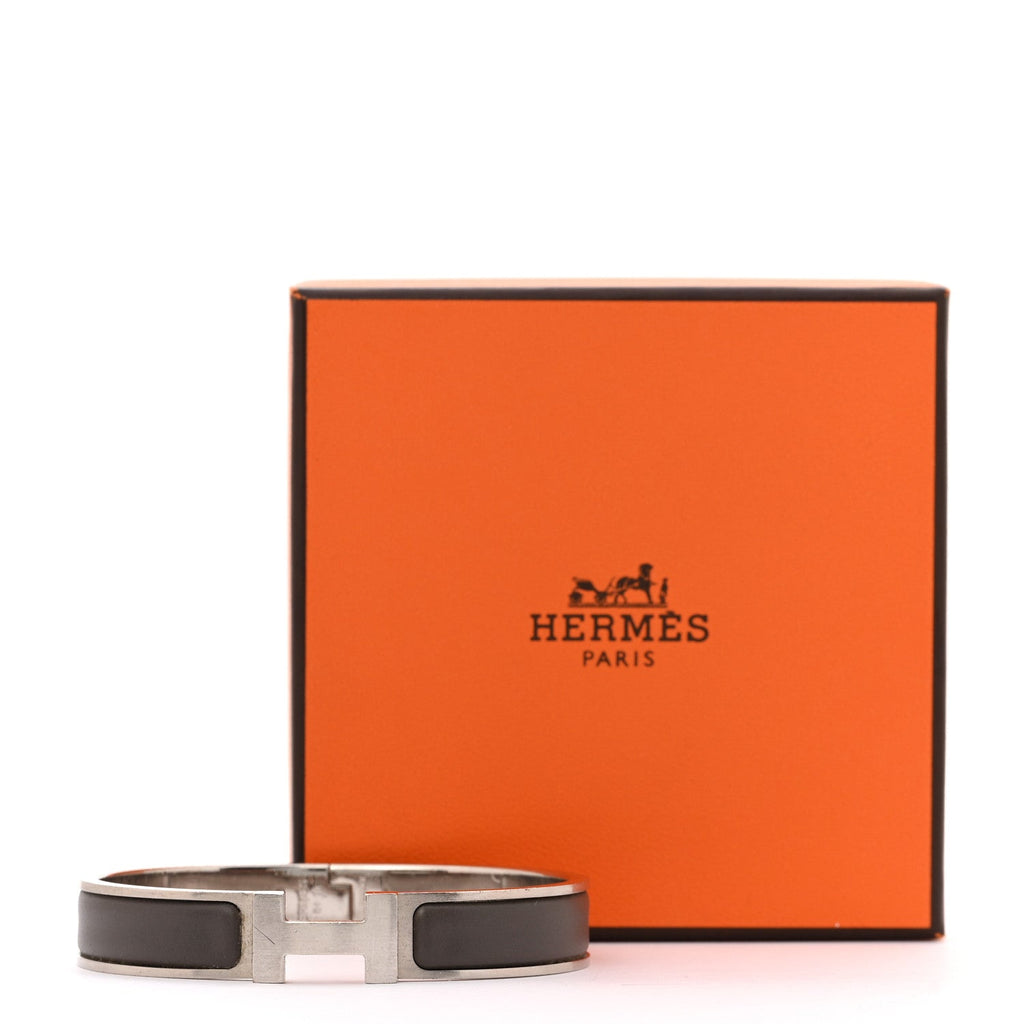 Matte Enamel Narrow Clic Clac HH Bracelet T4 Etain