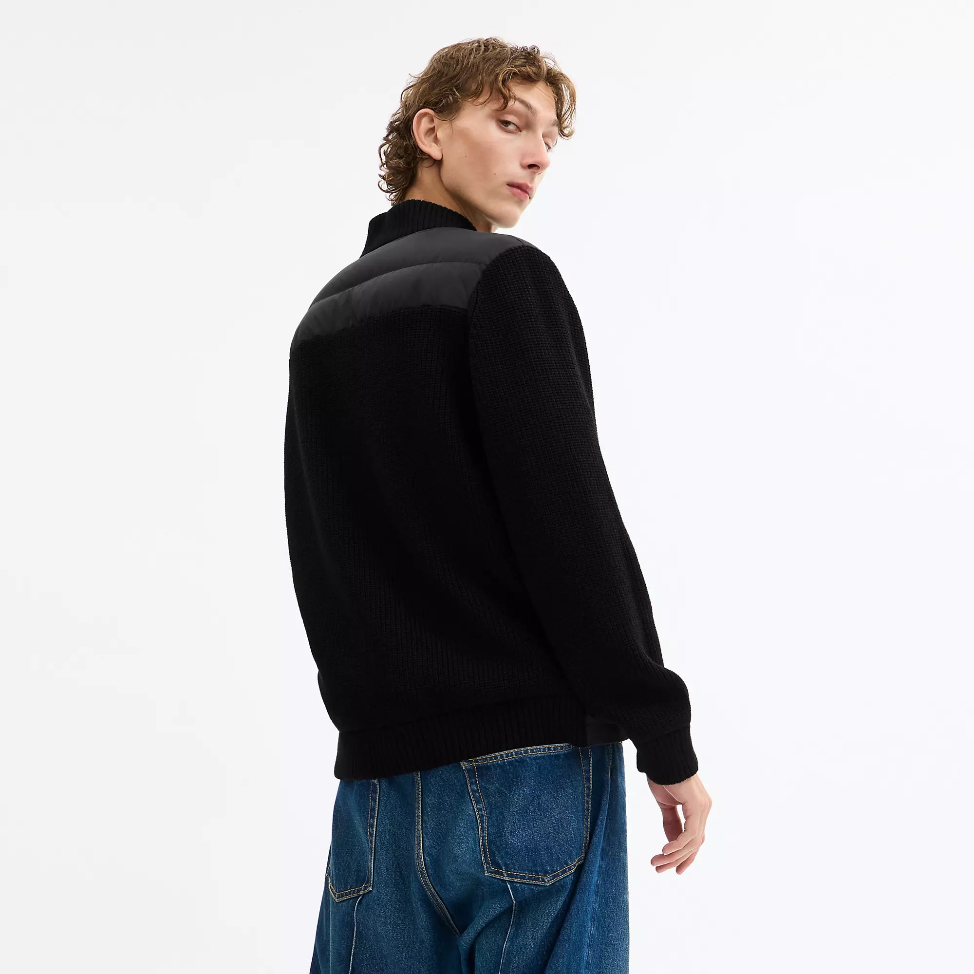Coach Outlet Padded Cardigan Jacket In Recycled Polyester