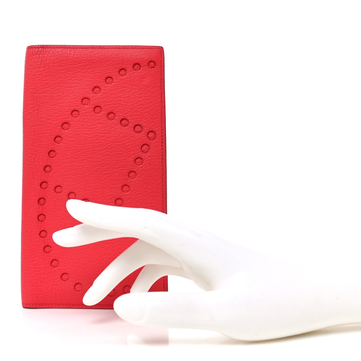 Chevre Mysore Evelyne Long Wallet Bougainvillea
