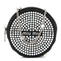 Raso Crystal Starlight Nano Circle Mini Bag Black