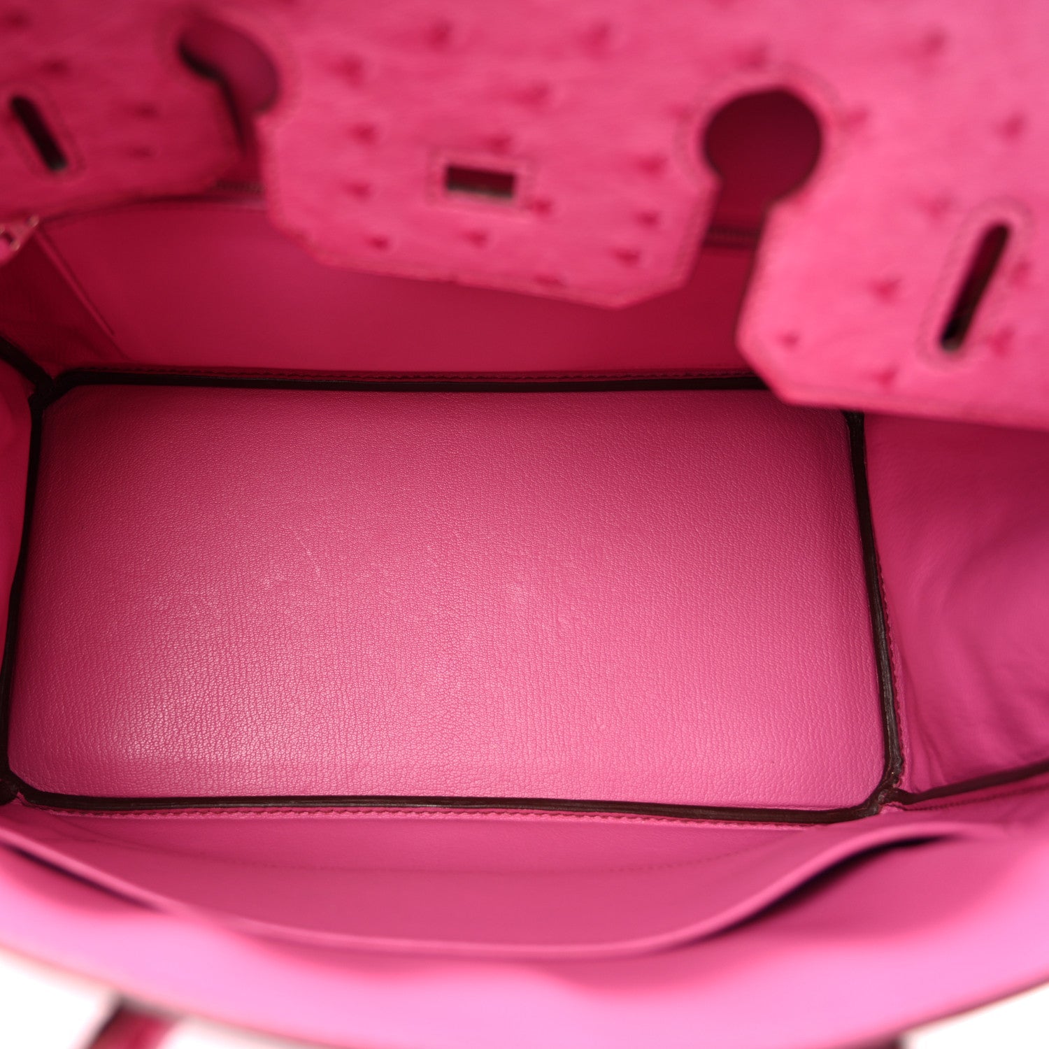 Ostrich Birkin 35 Fuchsia