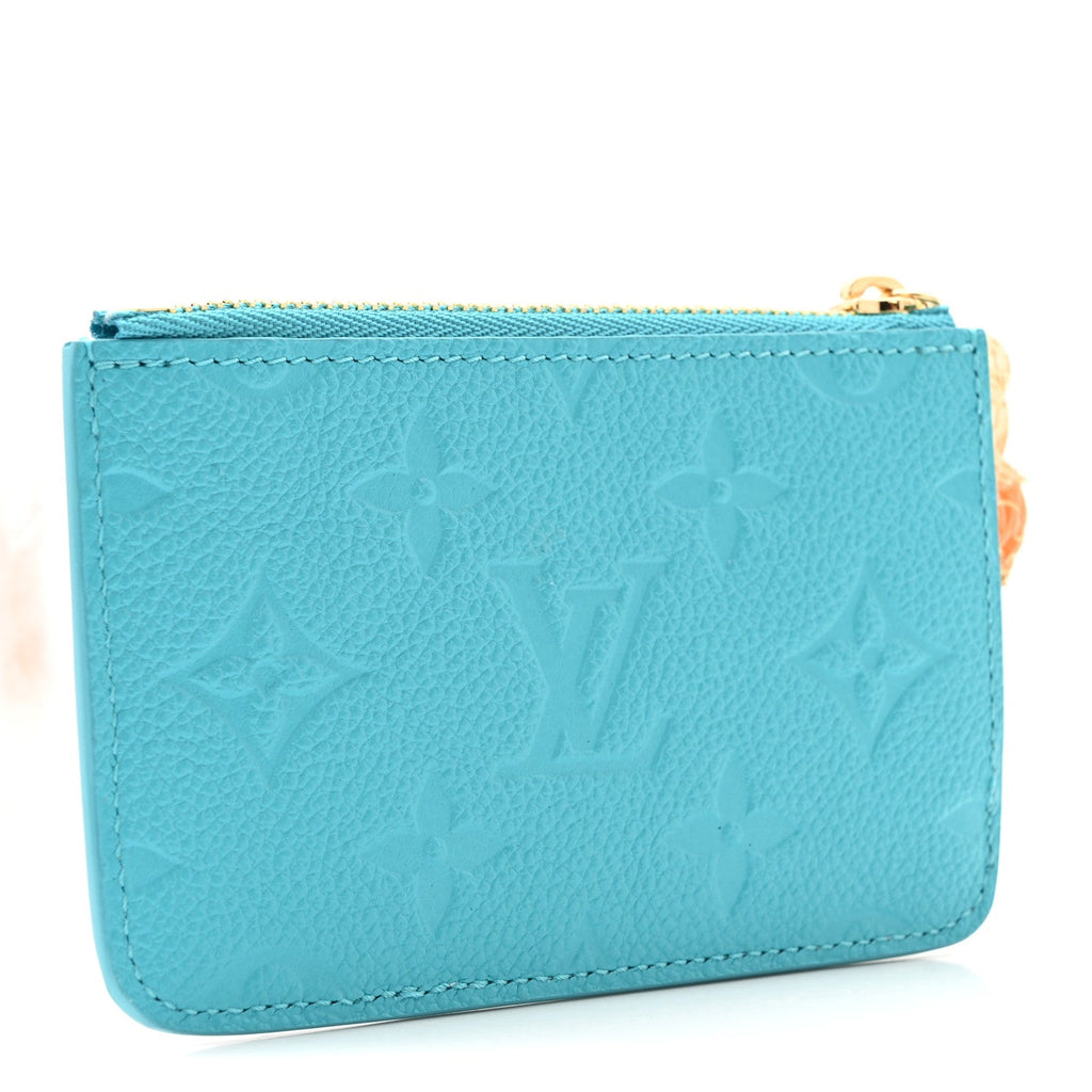 LV X TM Monogram Romy Card Holder Kabira Blue