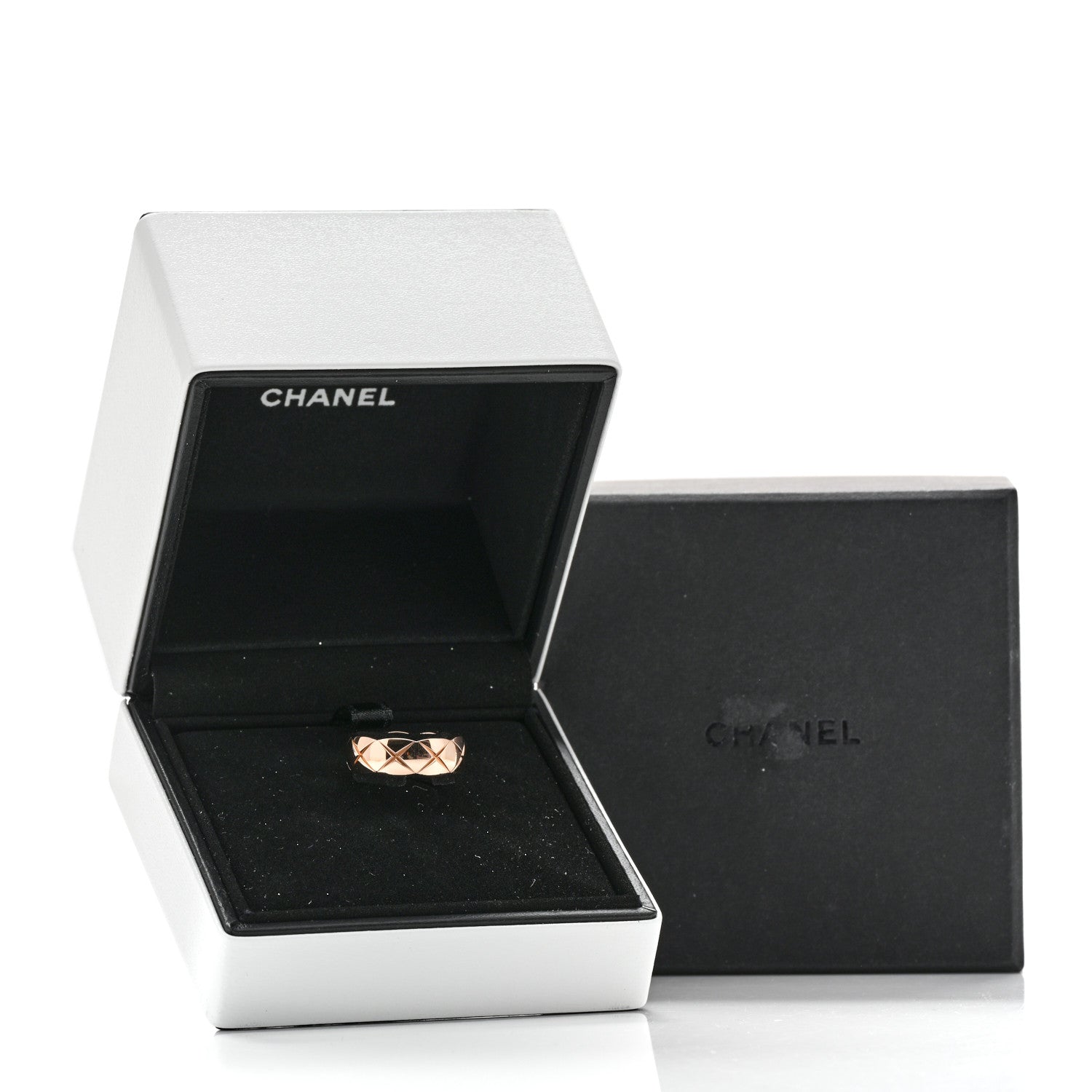 18K Beige Gold Small Coco Crush Ring 53 6.5
