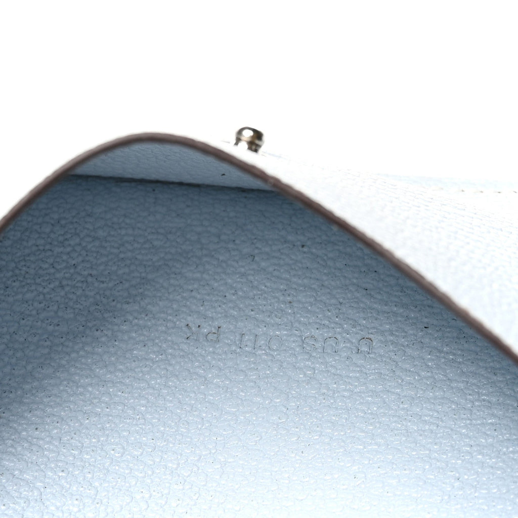 Chevre Mysore Mini Bearn Wallet Bleu Brume