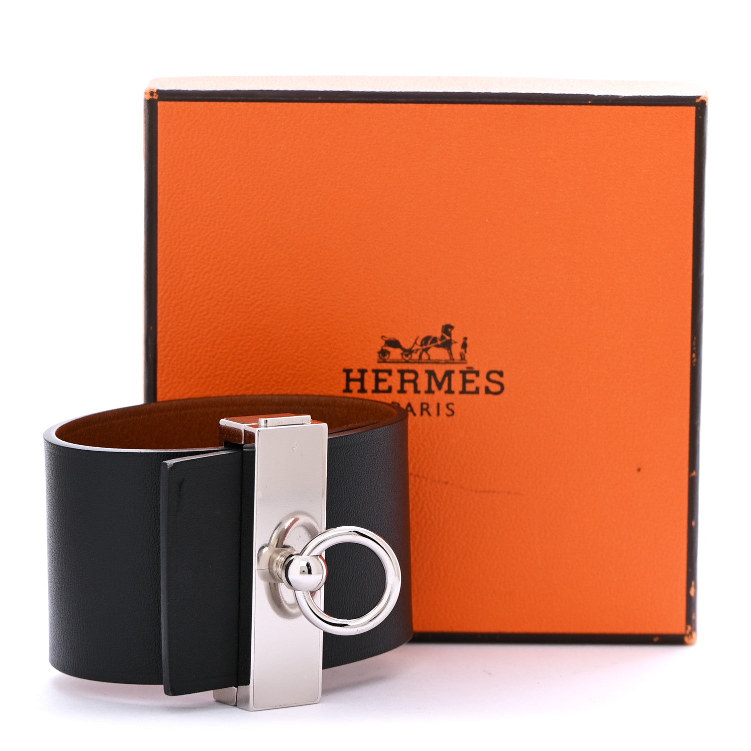 Chamonix Tadelakt Illusion Bracelet PM Black Fauve