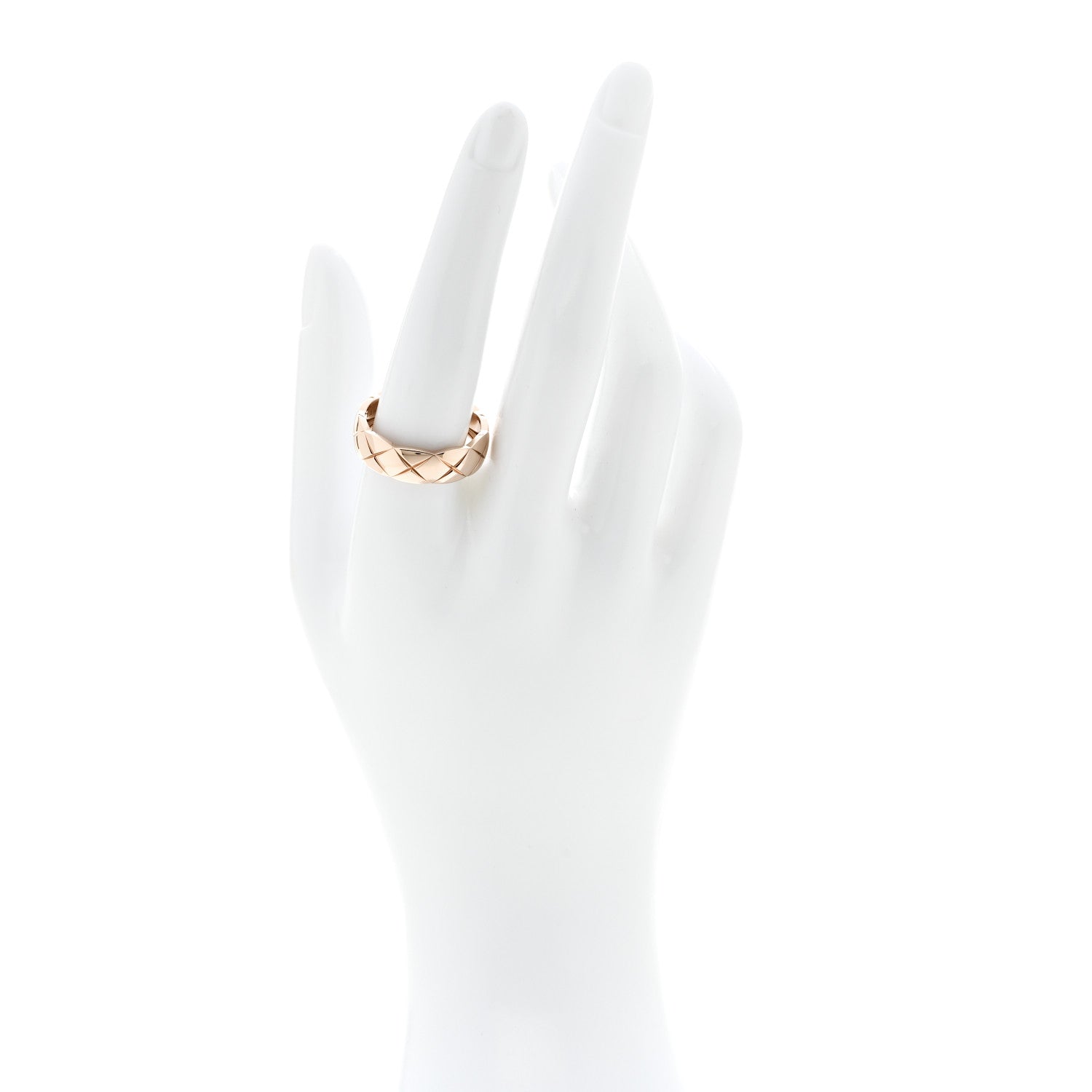 18K Beige Gold Small Coco Crush Ring 62 10
