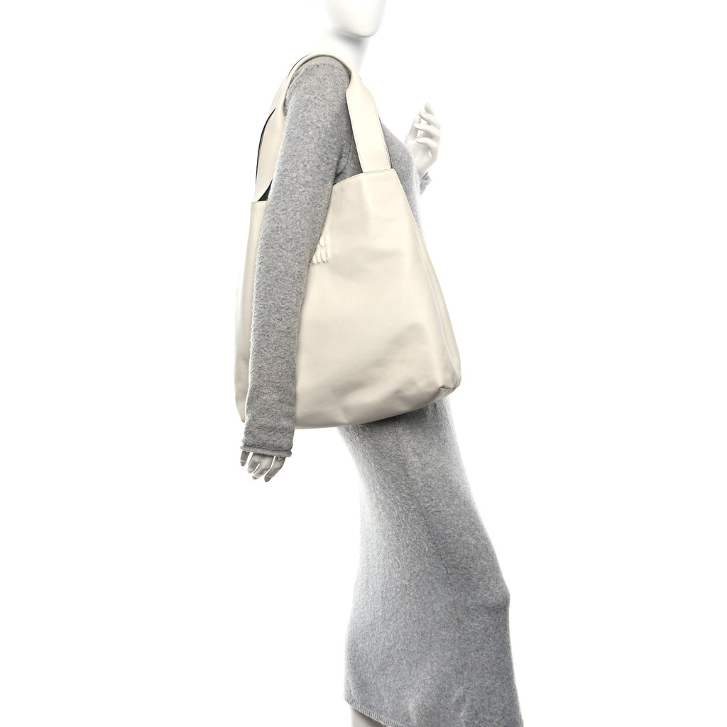 Soft Calf Hobo Bag White