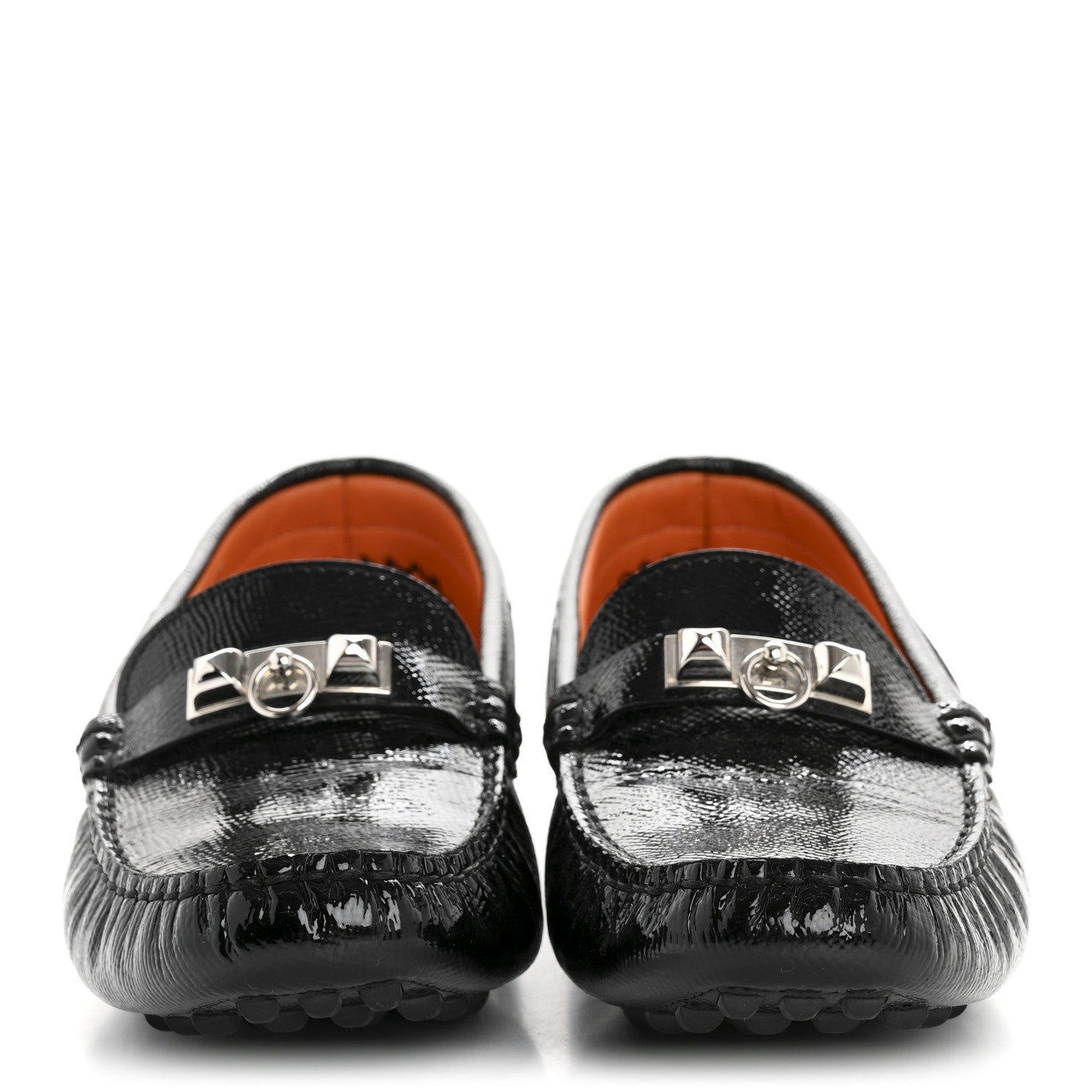 Patent Epsom Womens Irving Driving Moccasin Loafers 37 Black