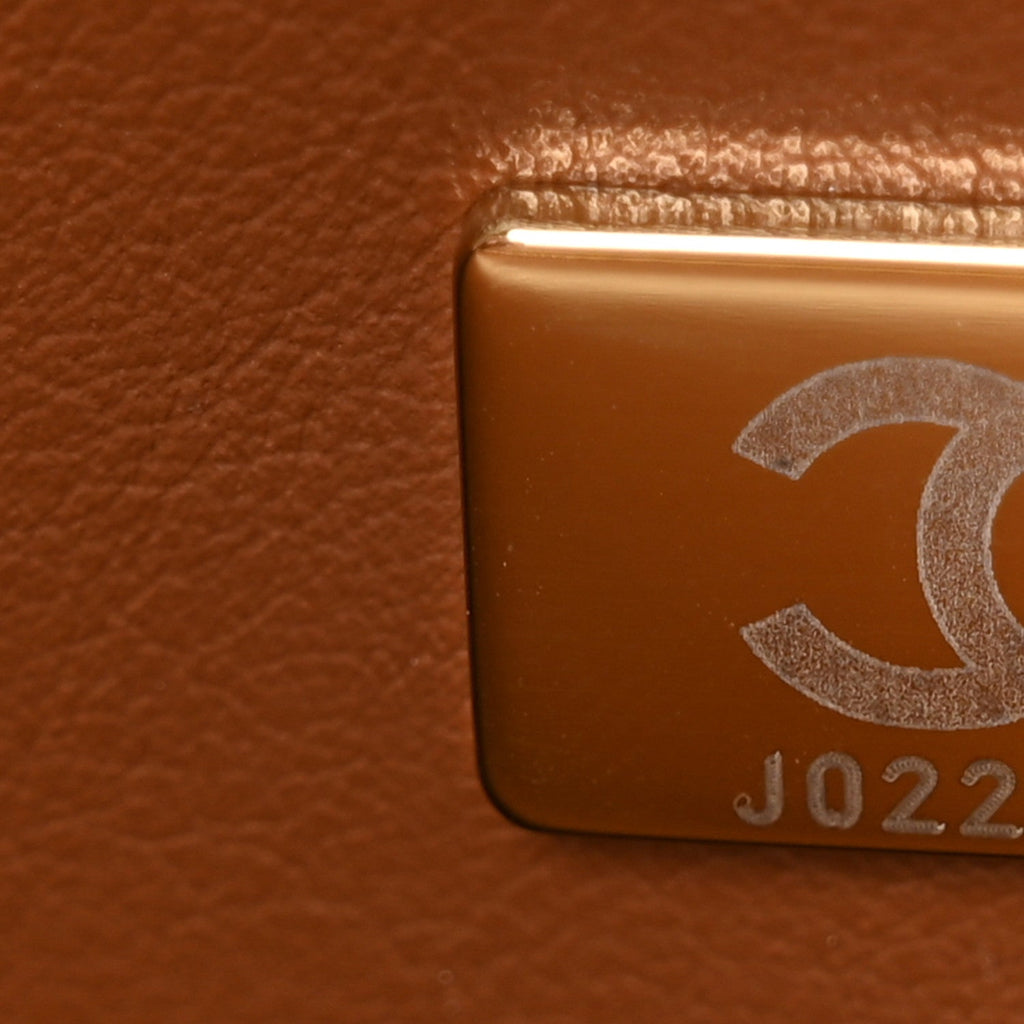 Suede Calfskin Souplissimo Maxi Flap Camel
