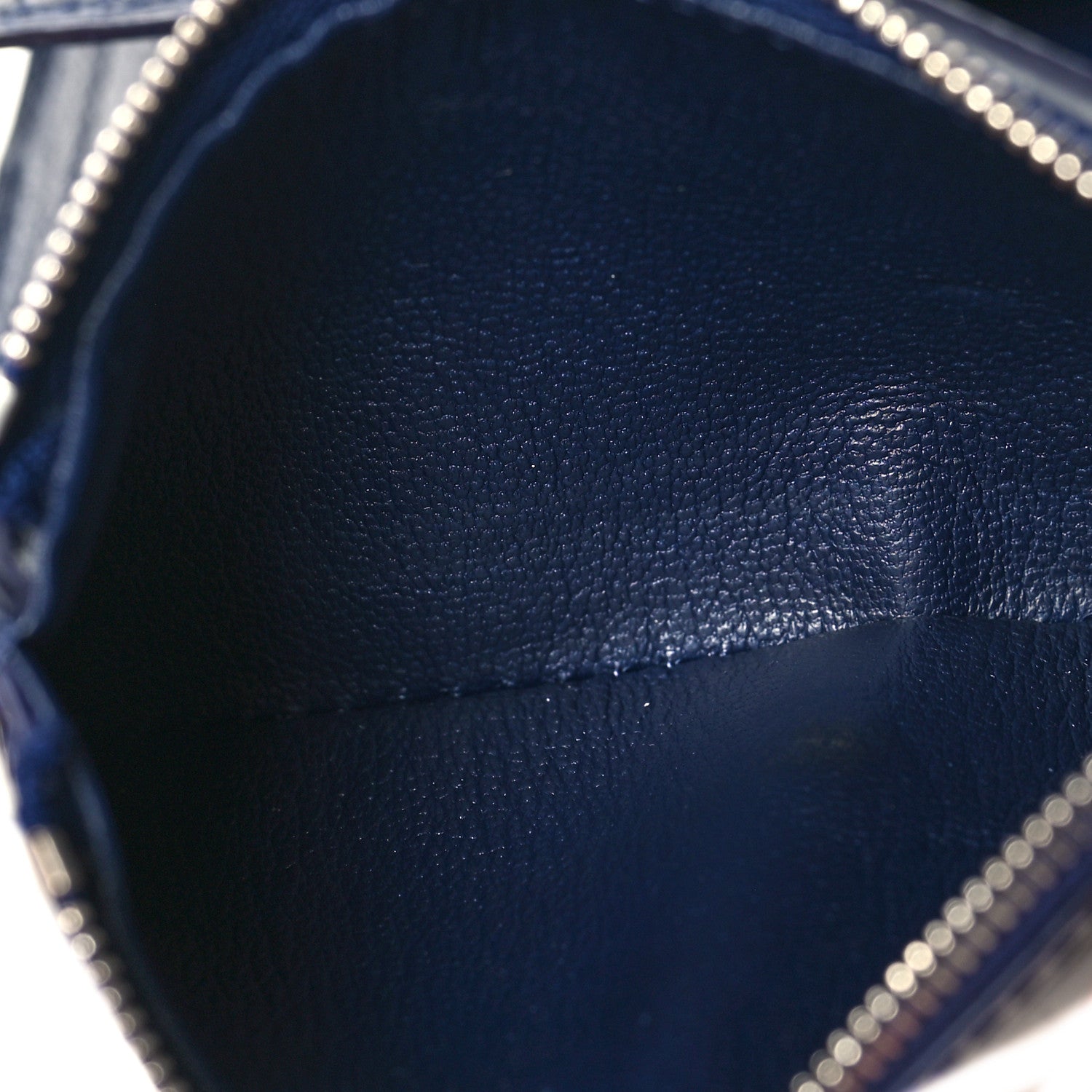 Crocodile Capucines Compact Wallet Saphir