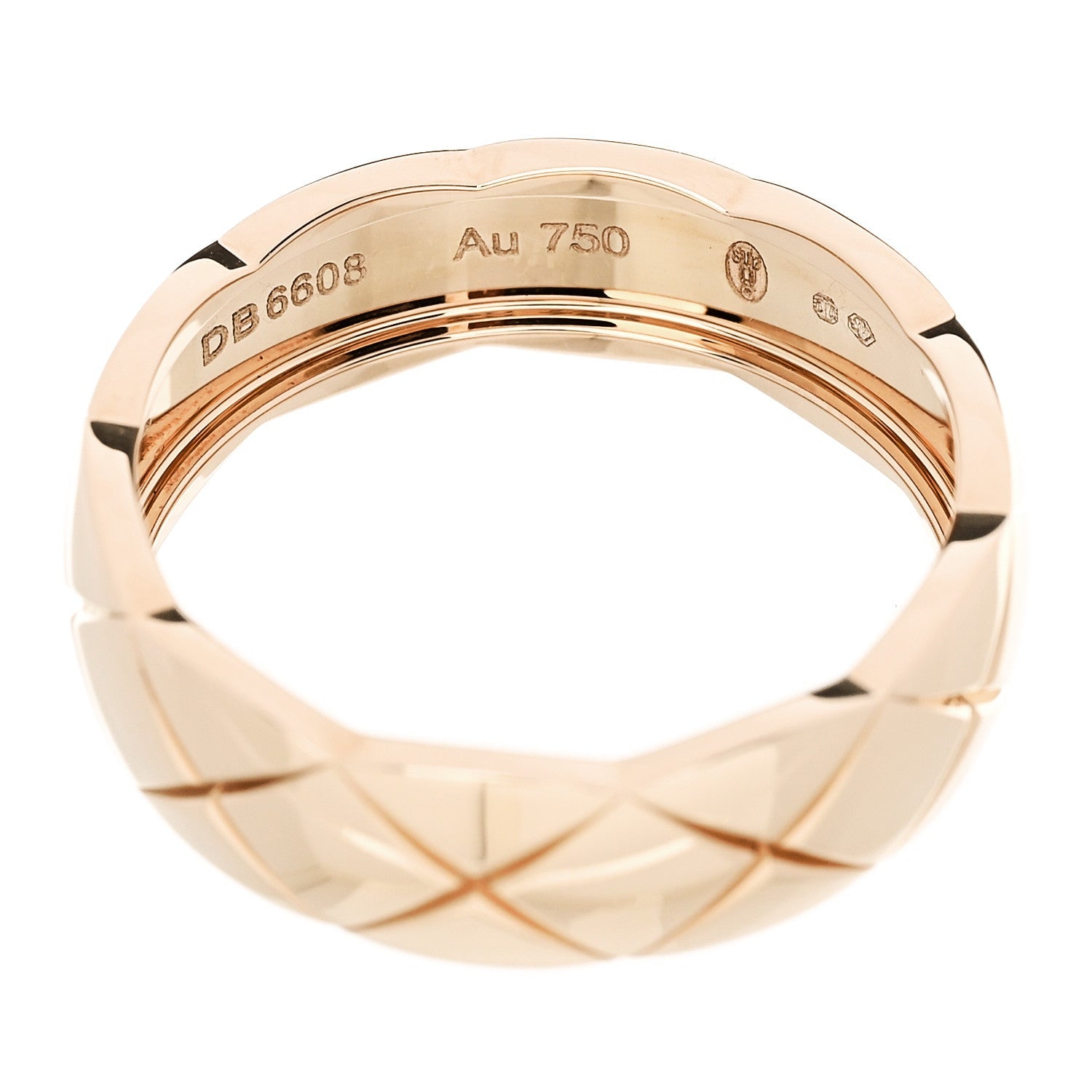 18K Beige Gold Small Coco Crush Ring 62 10