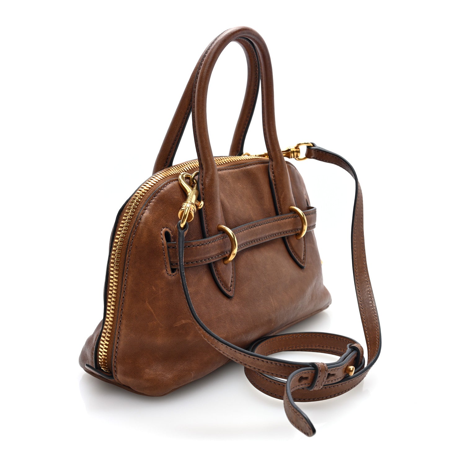 Nappa Aviator Small Aventure Bag Rovere