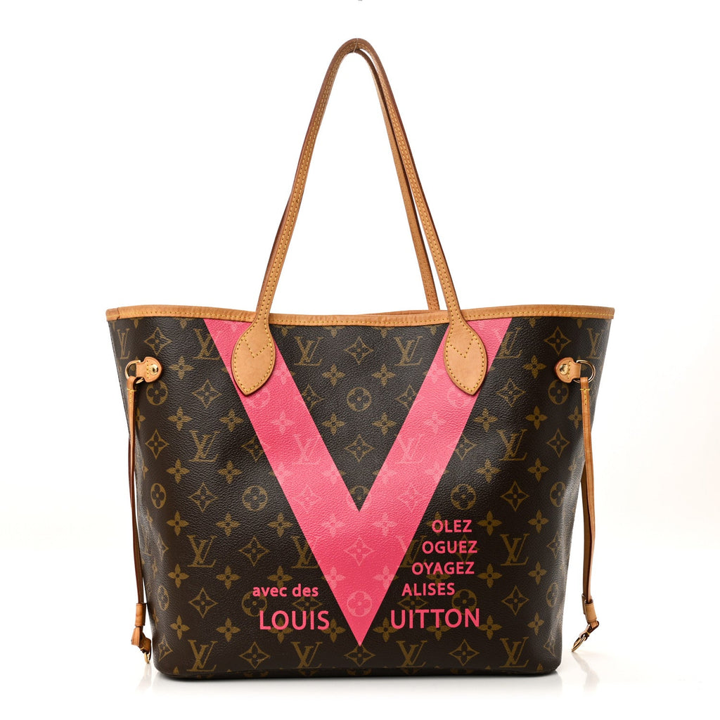 Monogram V Neverfull MM Grenade