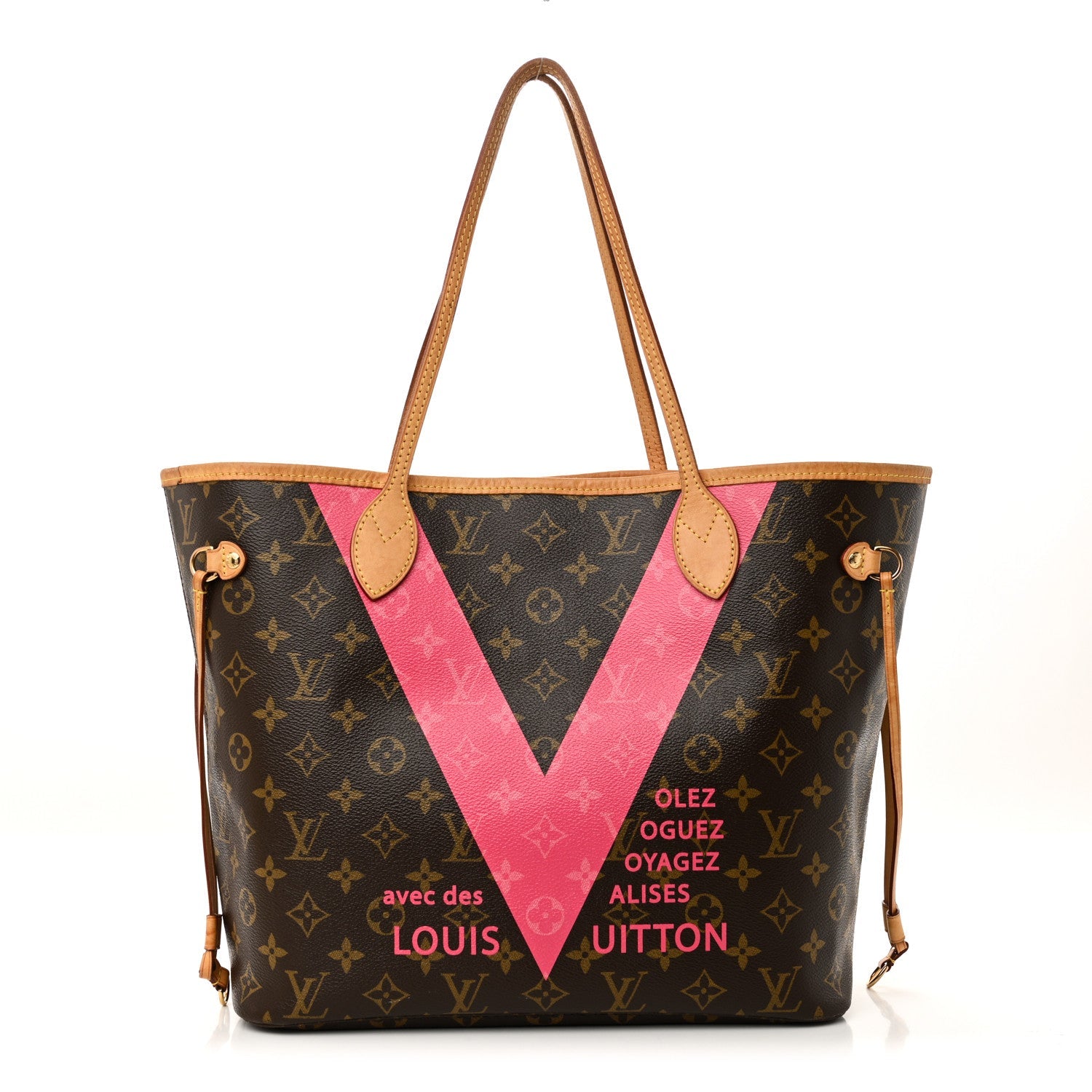 Monogram V Neverfull MM Grenade