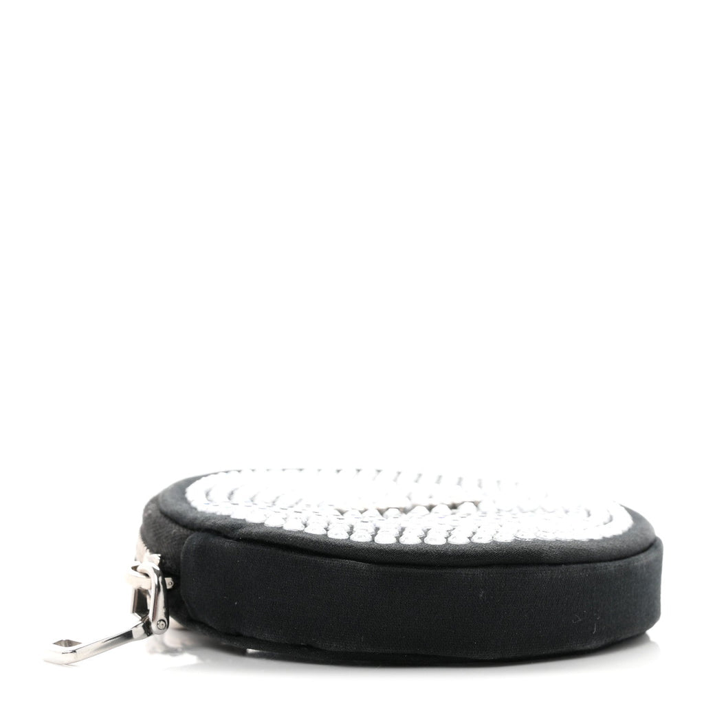 Raso Crystal Starlight Nano Circle Mini Bag Black