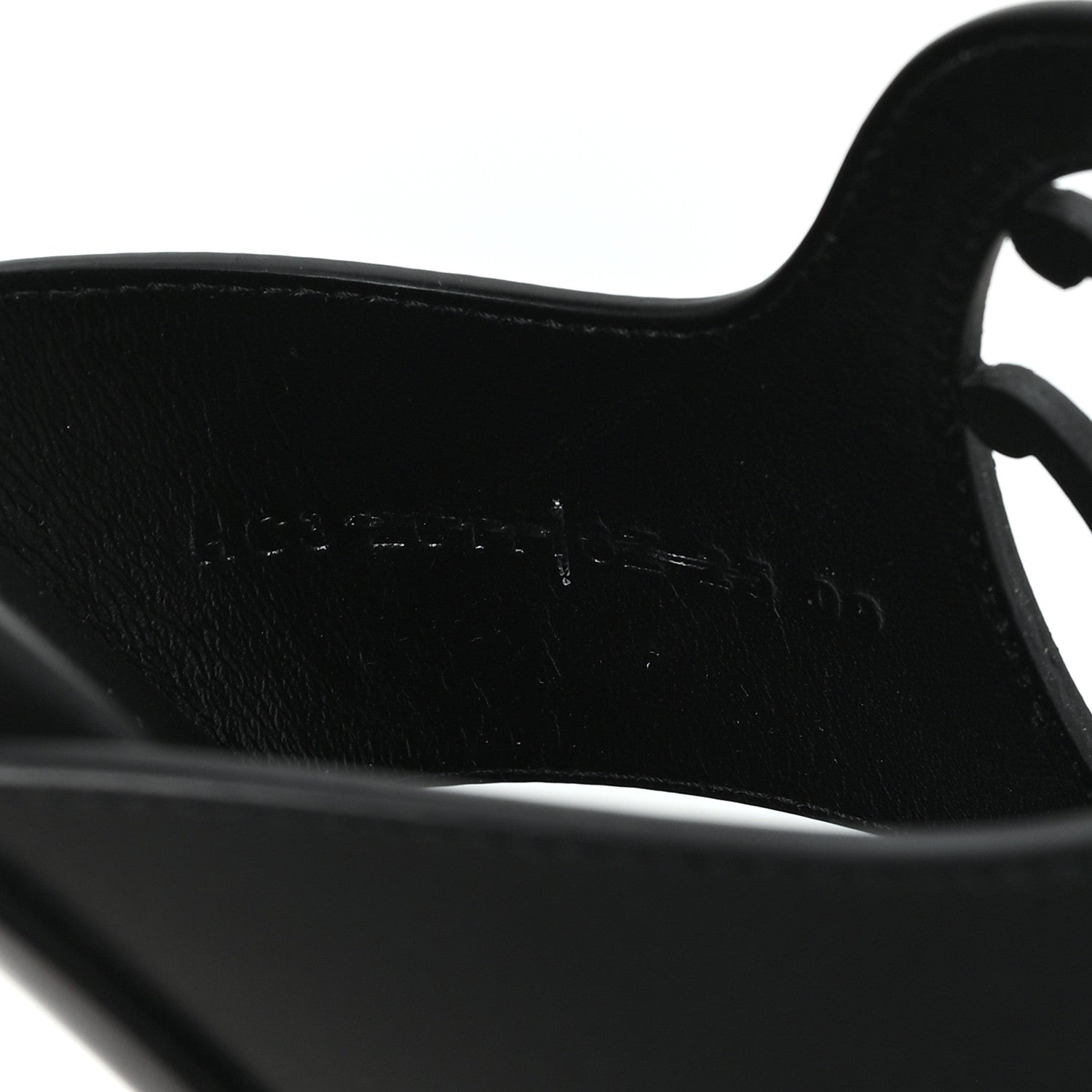 Calfskin Womens Mage Sandals 39 Black