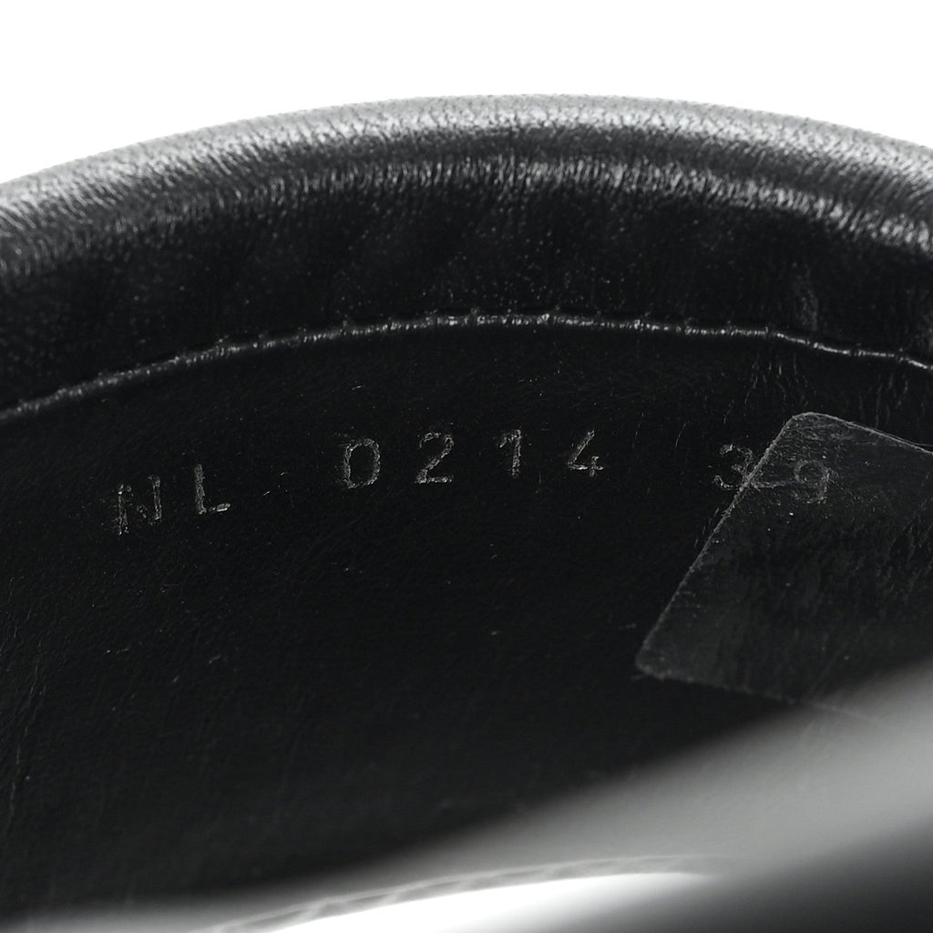 Logo Slide Sandals 39 Black